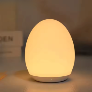 Veilleuse Nomade "L'Œuf de Sérénité" - Rechargeable & Tactile