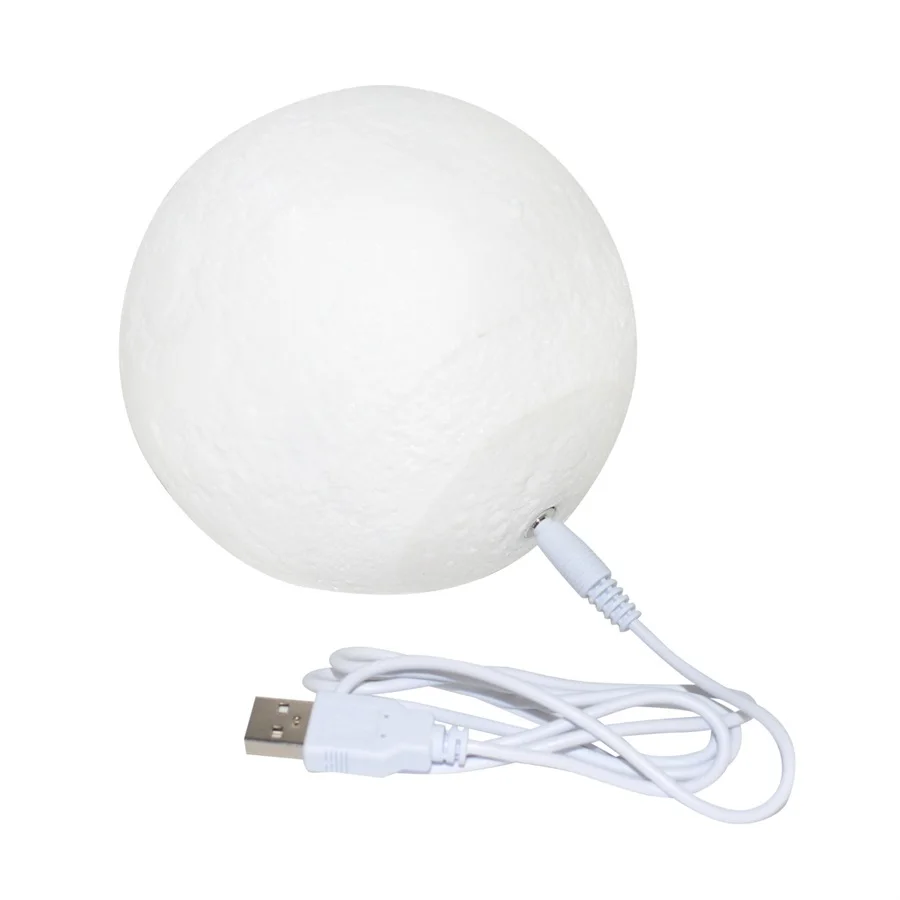 Séléné - La Veilleuse Lune 3D Enchantée sur Socle de Bois – Image 9