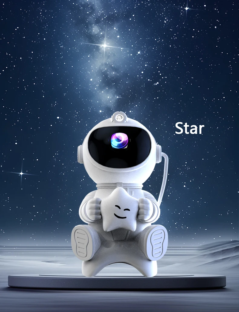 Veilleuse Projecteur Galaxie Astronaute Bluetooth - "L'Odyssée Musicale" – Image 15