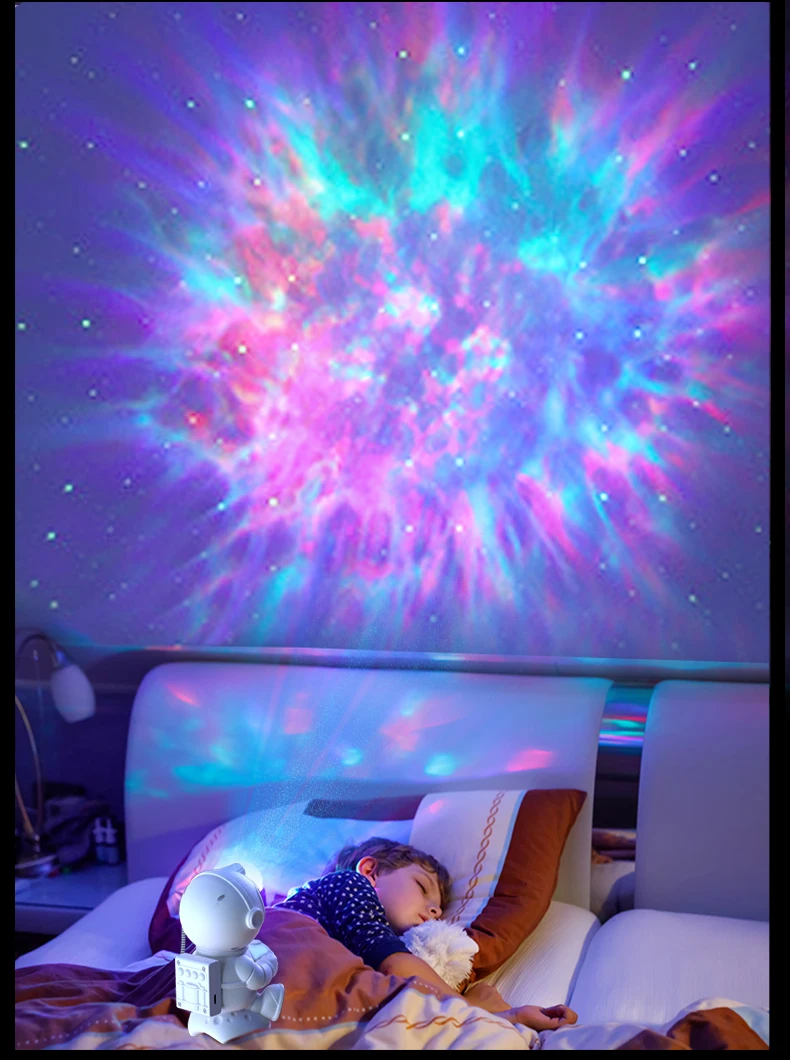 Veilleuse Projecteur Galaxie Astronaute Bluetooth - "L'Odyssée Musicale" – Image 11