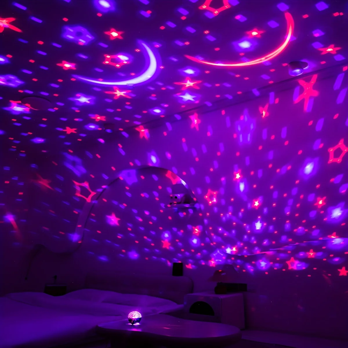Veilleuse Projecteur Ciel Étoilé & Lune - "L'Univers au Plafond" – Image 13