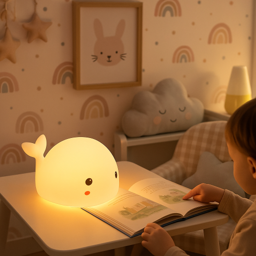 lumière baleine pour enfants