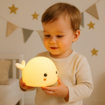 baleine veilleuse led silicone