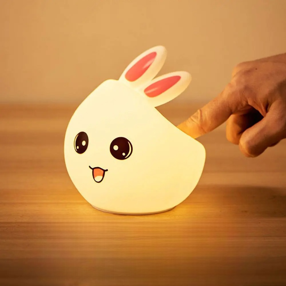 veilleuse décorative en forme de lapin