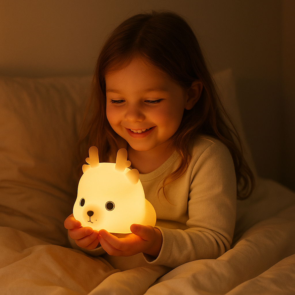 veilleuse d'ambiance en forme de cerf
