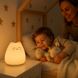 lumière douce chat