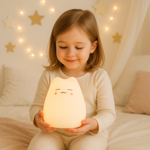 veilleuse chat