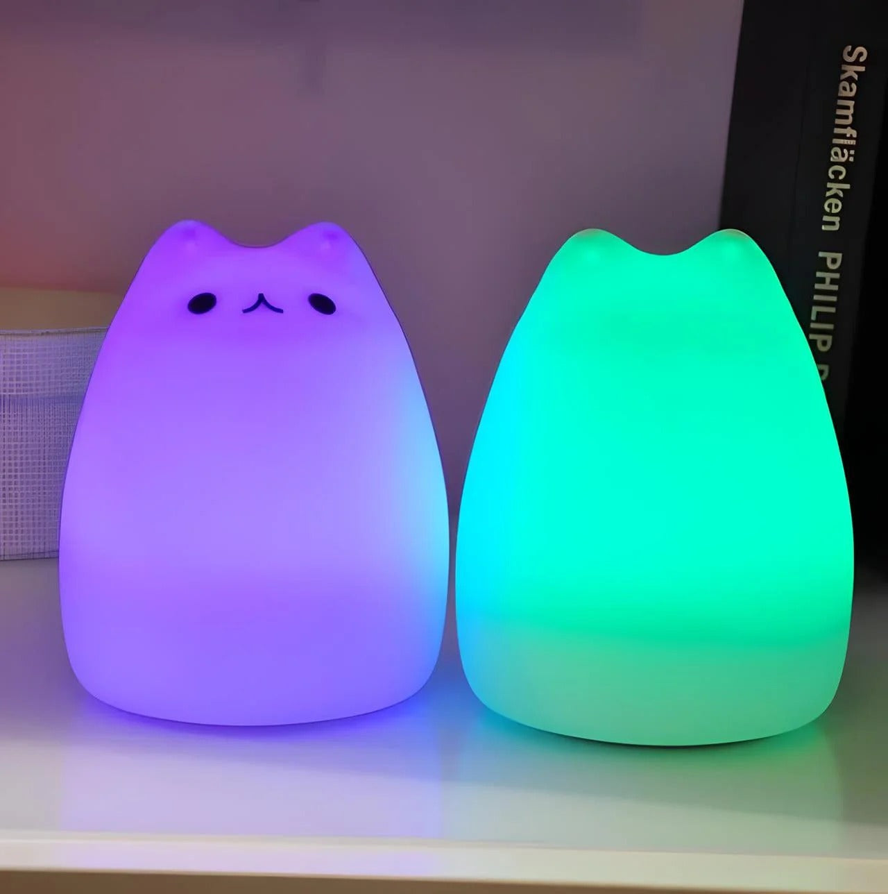 veilleuse LED formes chaton