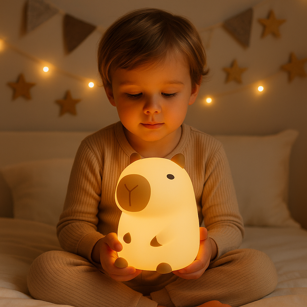 lampe capybara pour enfants