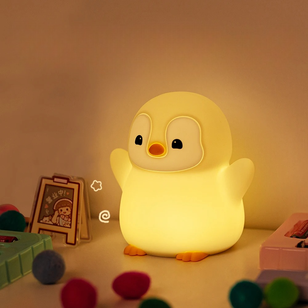 veilleuse sécurité enfant pingouin
