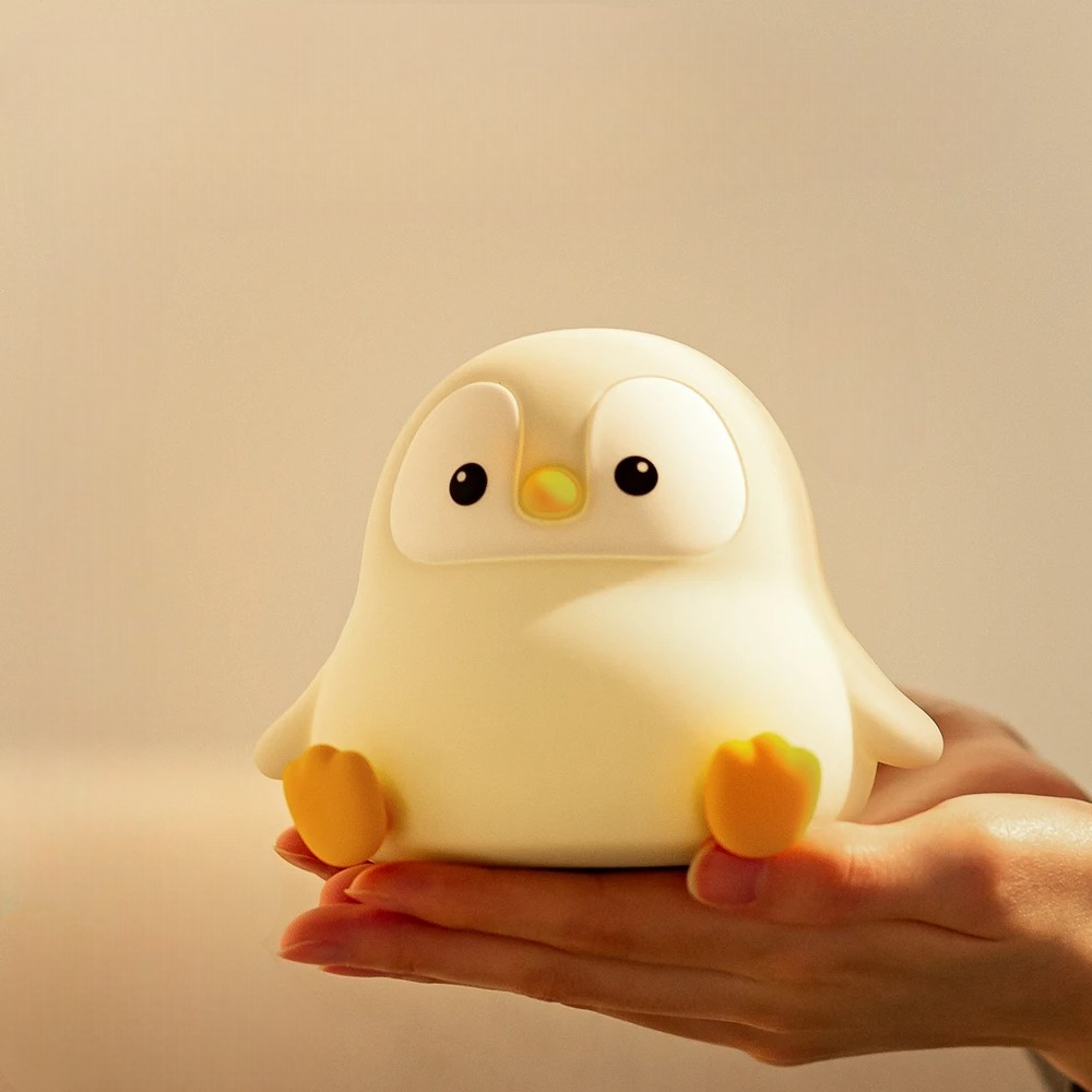veilleuse enfant pingouin