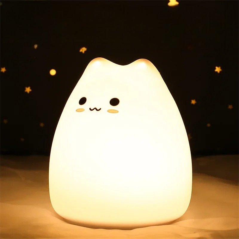 veilleuse enfant chat