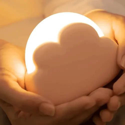 nuage lampe colorée