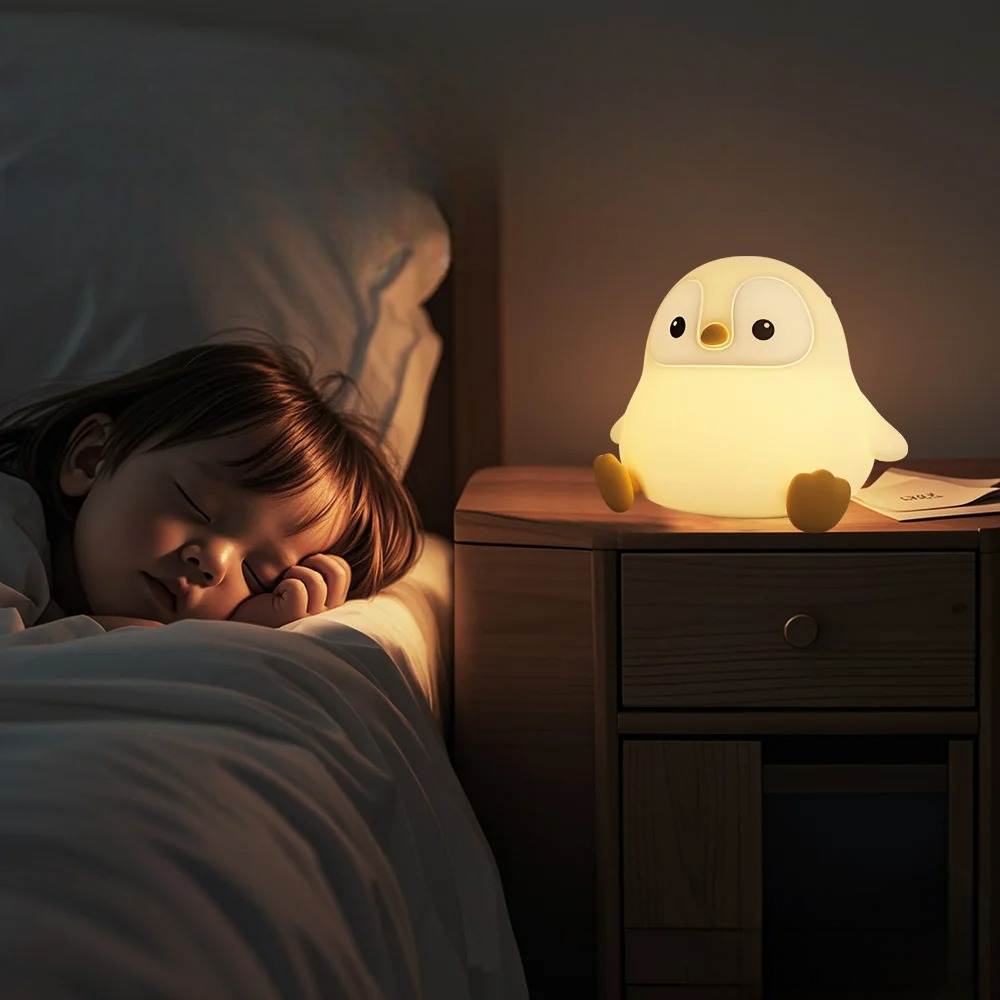 veilleuse pingouin douce lumière