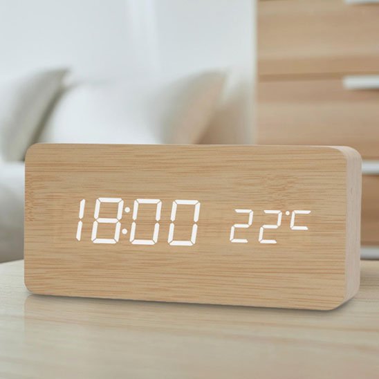 design minimaliste réveil