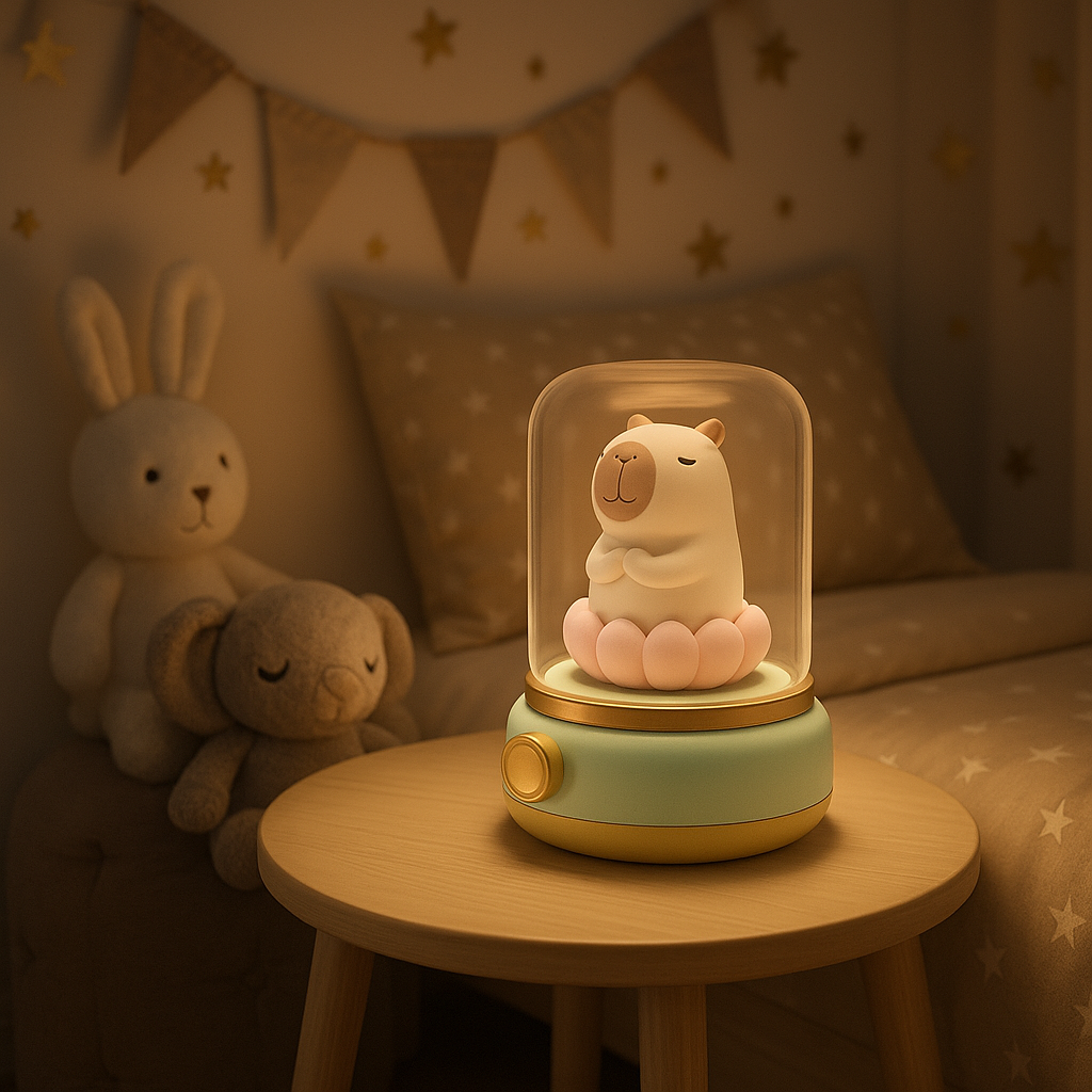 lumière veilleuse capybara