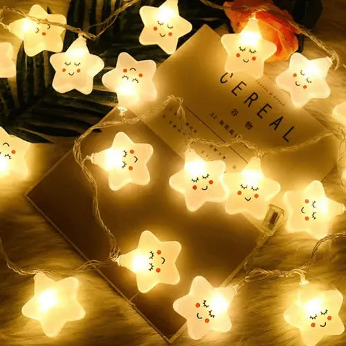 décoration lumineuse étoilée