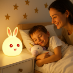 veilleuse enfant en forme de lapin