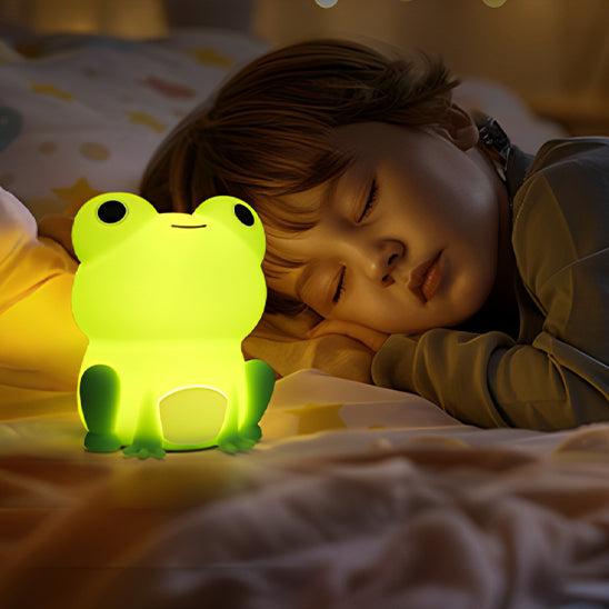 lumière douce grenouille