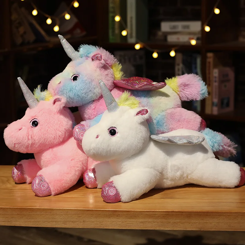 Louna la Licorne Étincelante - Peluche Veilleuse LED (3 Couleurs au Choix) – Image 10