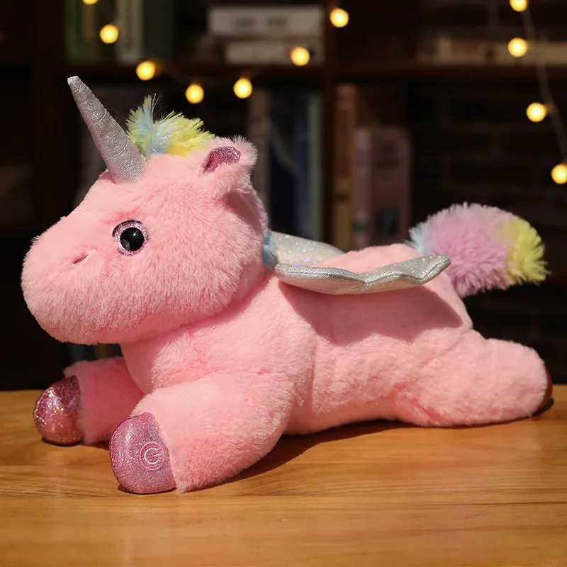 Louna la Licorne Étincelante - Peluche Veilleuse LED (3 Couleurs au Choix) – Image 7