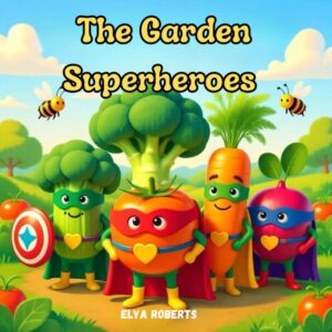 The Garden Superheroes educational children's book cover by Elya Roberts
