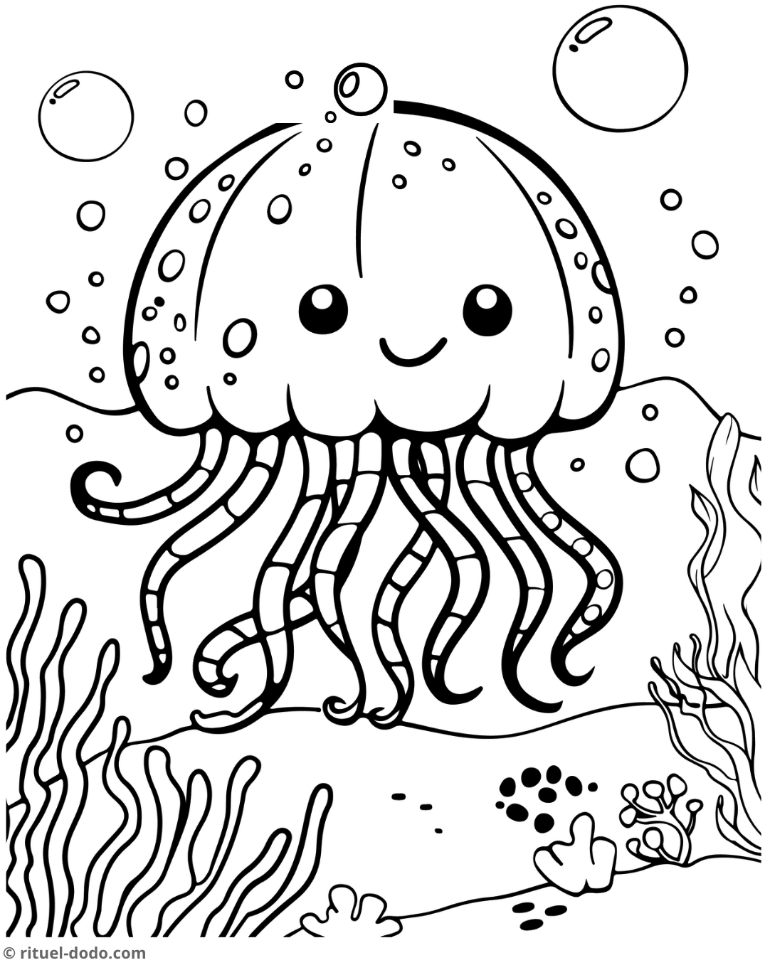 Livre de Coloriage d'Animaux Marins - PDF à imprimer (Rituel du Soir) – Image 4