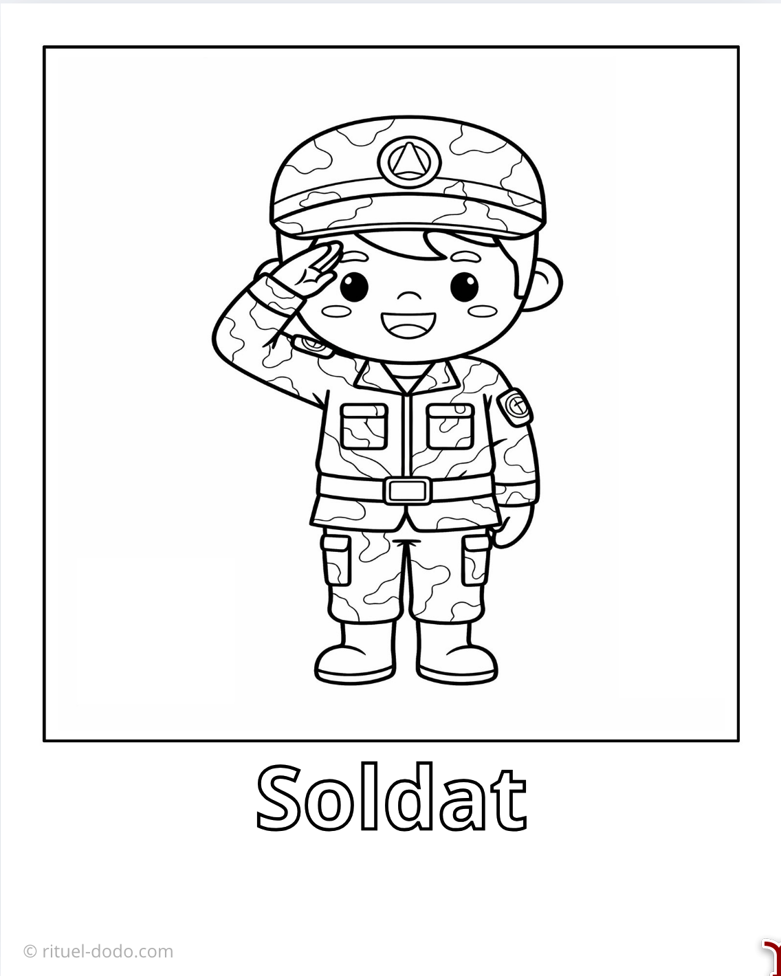 Quand Je Serai Grand - Livre de Coloriage des Métiers (PDF à imprimer) – Image 5