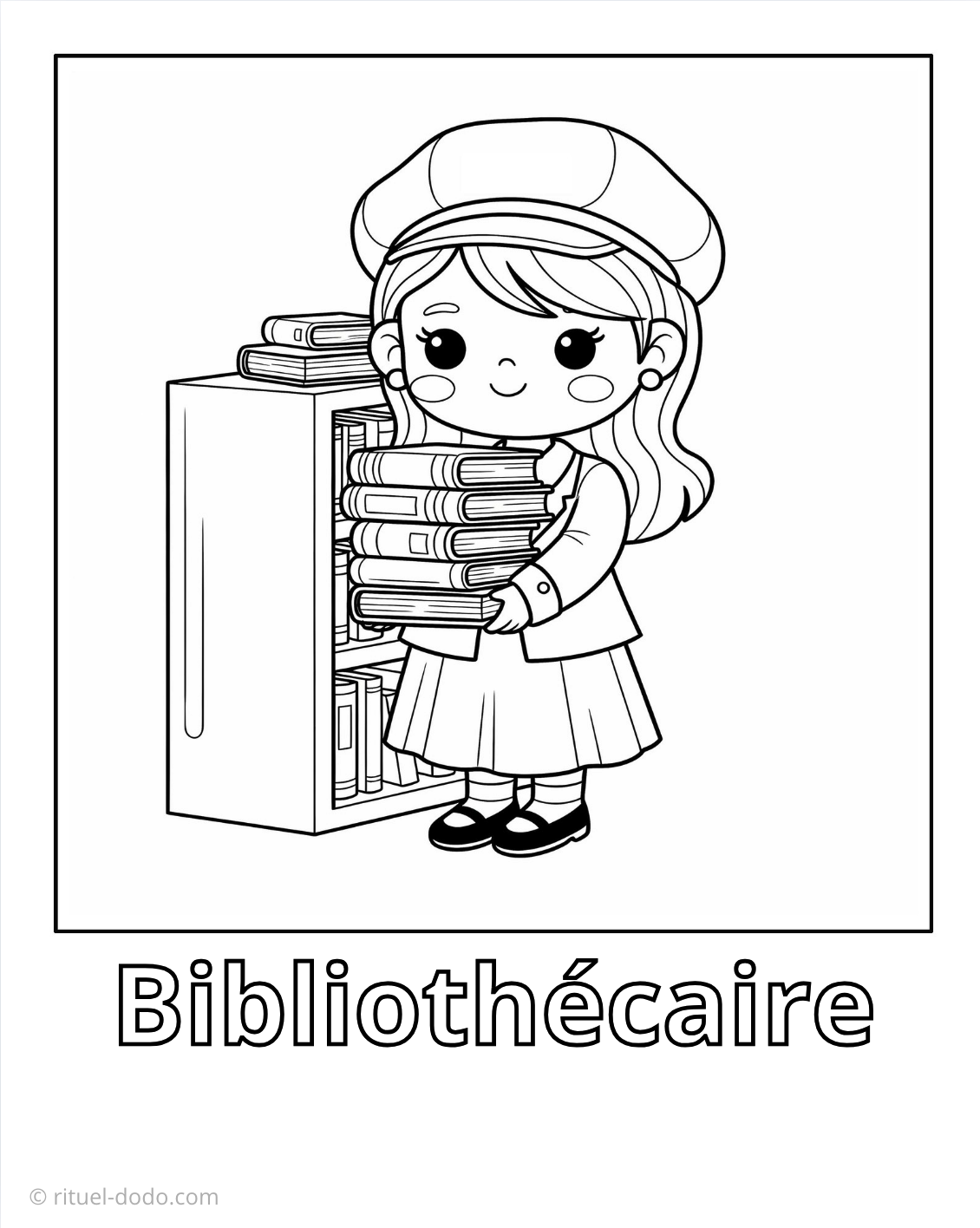 Quand Je Serai Grand - Livre de Coloriage des Métiers (PDF à imprimer) – Image 4