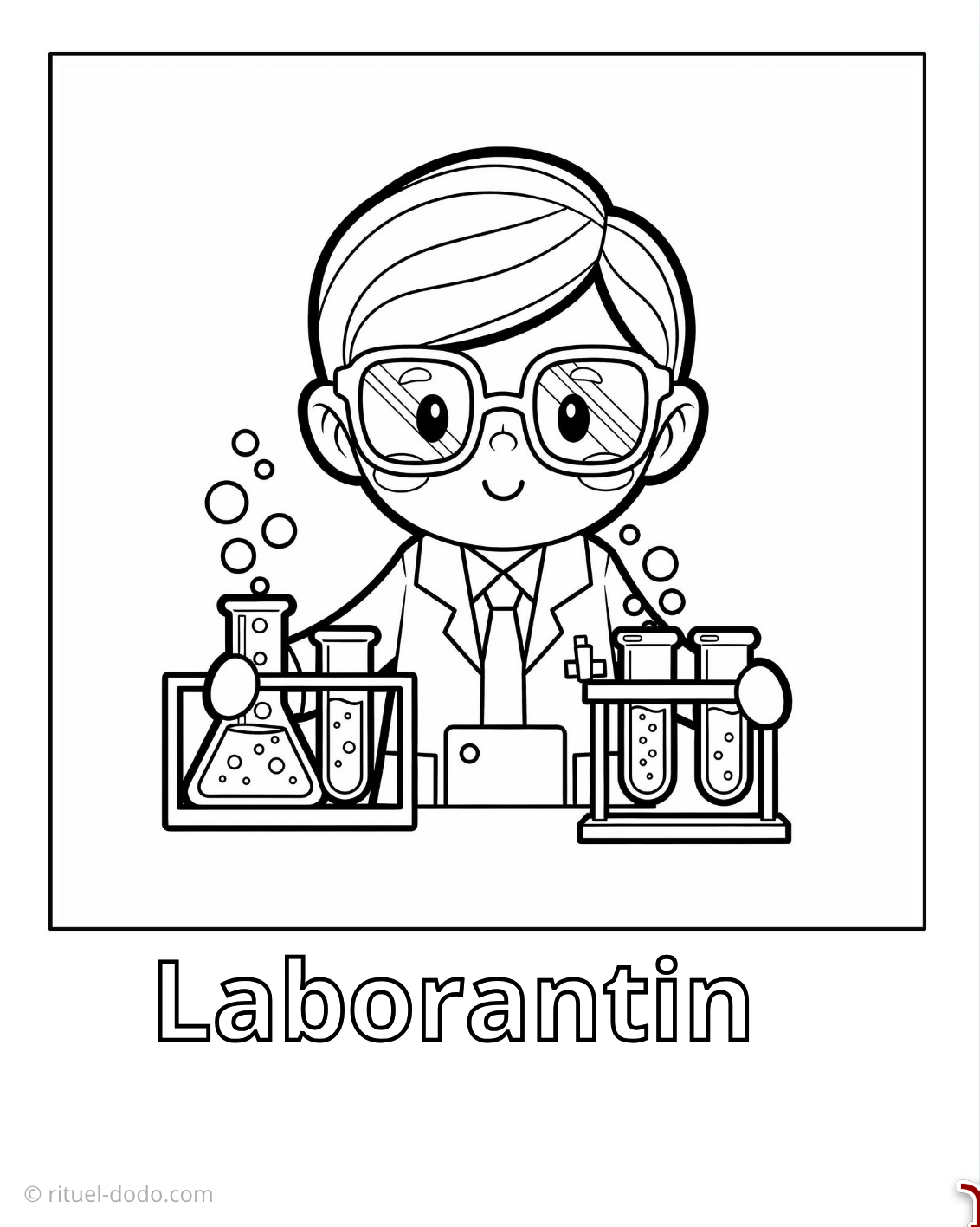 Quand Je Serai Grand - Livre de Coloriage des Métiers (PDF à imprimer) – Image 3