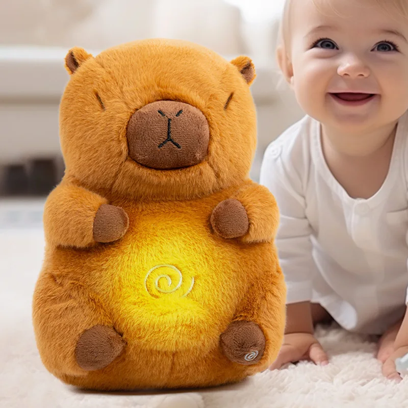 Capy-Serein – La Peluche Capybara Respirante et Lumineuse (27 cm) – Image 2