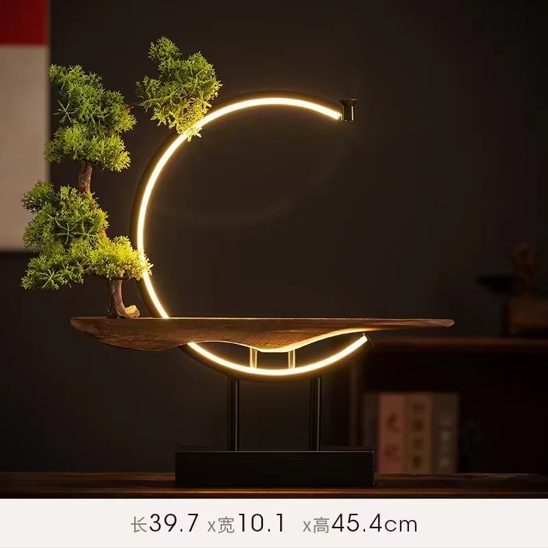 Autel Lumineux Bouddha Sakyamuni 3D – Sculpture Zen & Anneau LED avec Encensoir (45 cm) – Image 14