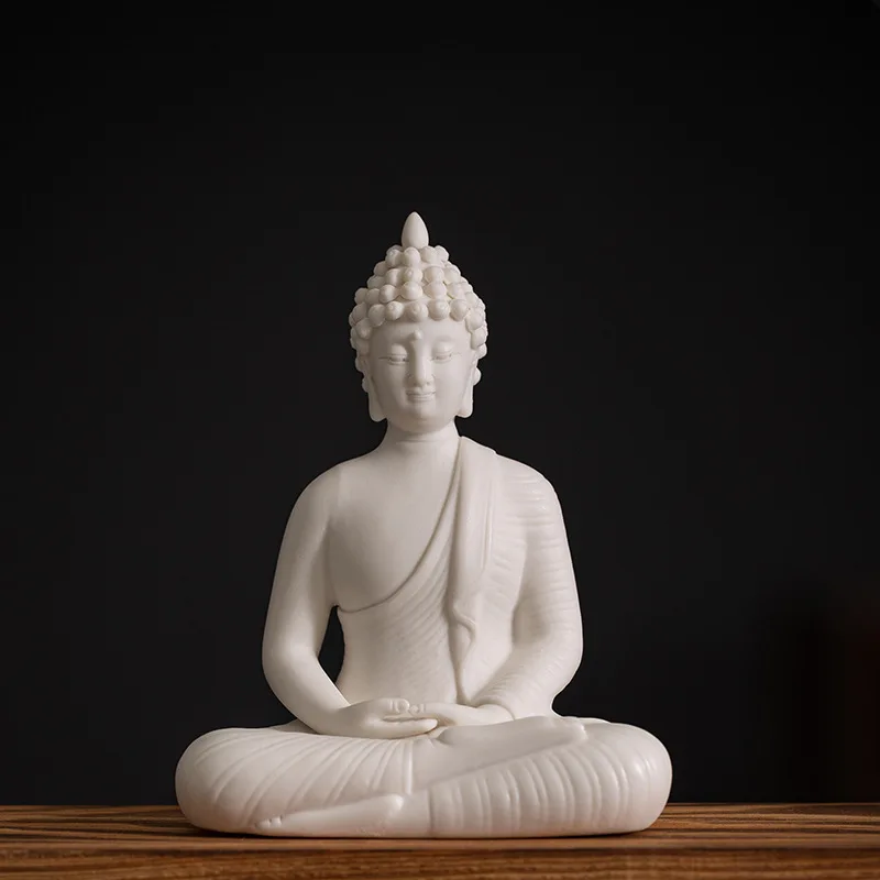 Autel Lumineux Bouddha Sakyamuni 3D – Sculpture Zen & Anneau LED avec Encensoir (45 cm) – Image 5